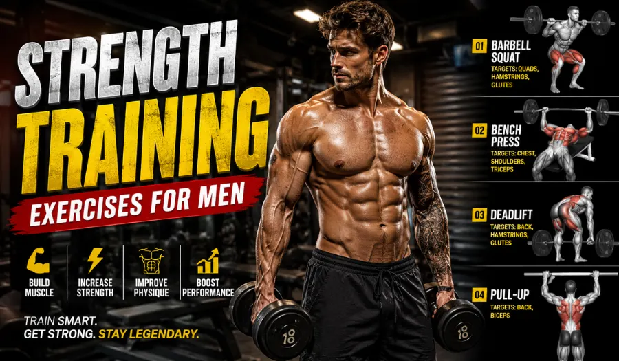 Strength Training Exercises for Men: How to Start at Home